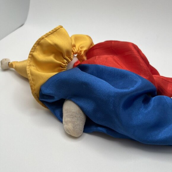 Vintage Porcelain Head Jester Clown Doll 9" Collectible Circus Sand Filled - Picture 14 of 14